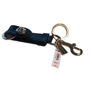 Coach Trigger black leather/gold trim NWT